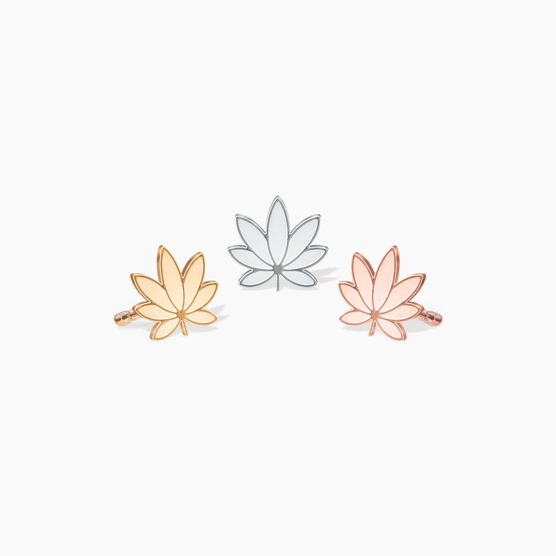 Hemp Charm Stud Earrings
