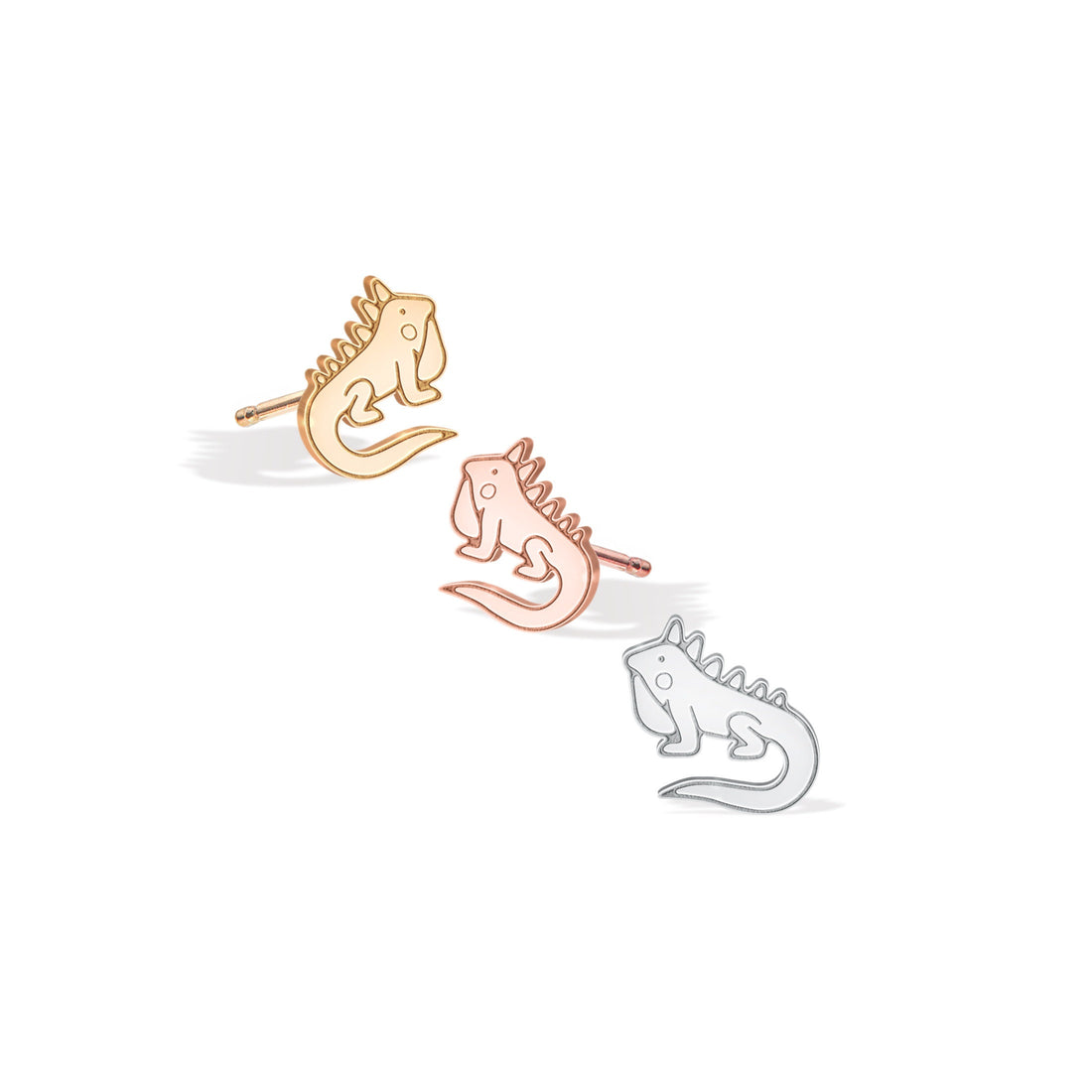 Iguana Stud Earrings