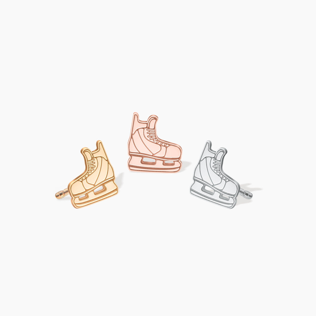 Ice Skate Stud Earrings