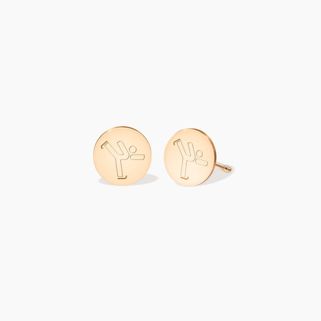Skating Disc Earrings