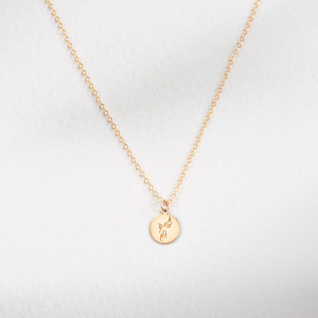 Phoenix Disc Necklace