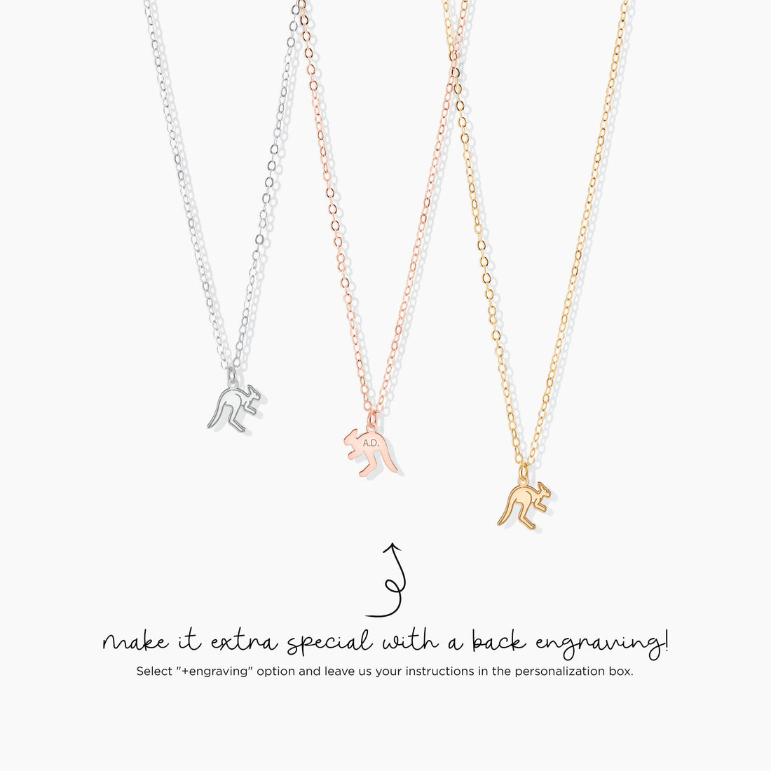 Kangaroo Charm Necklace