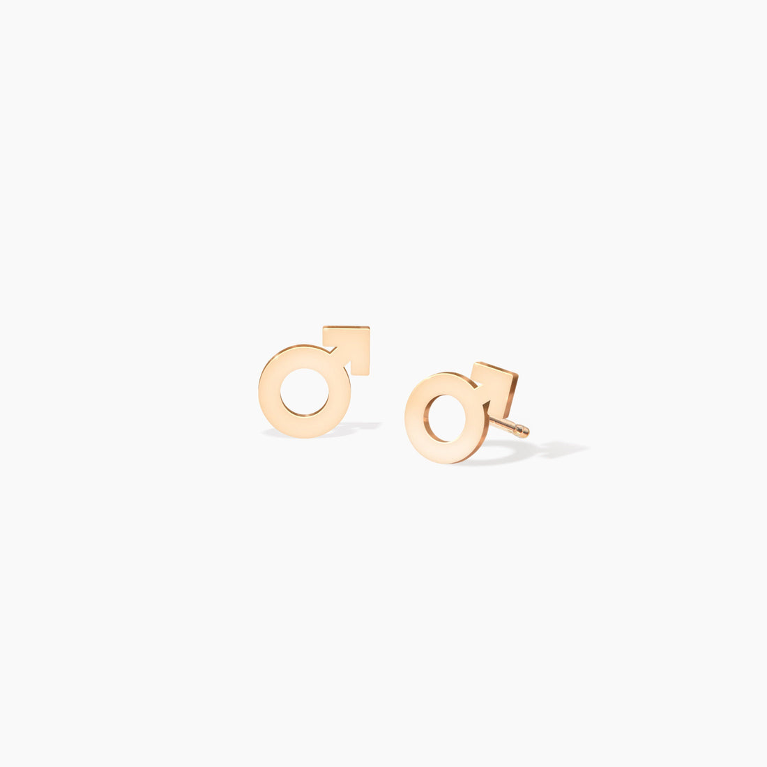 Male Symbol Stud Earrings