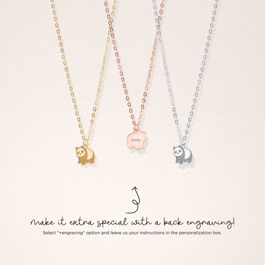 Panda Pendant Necklace