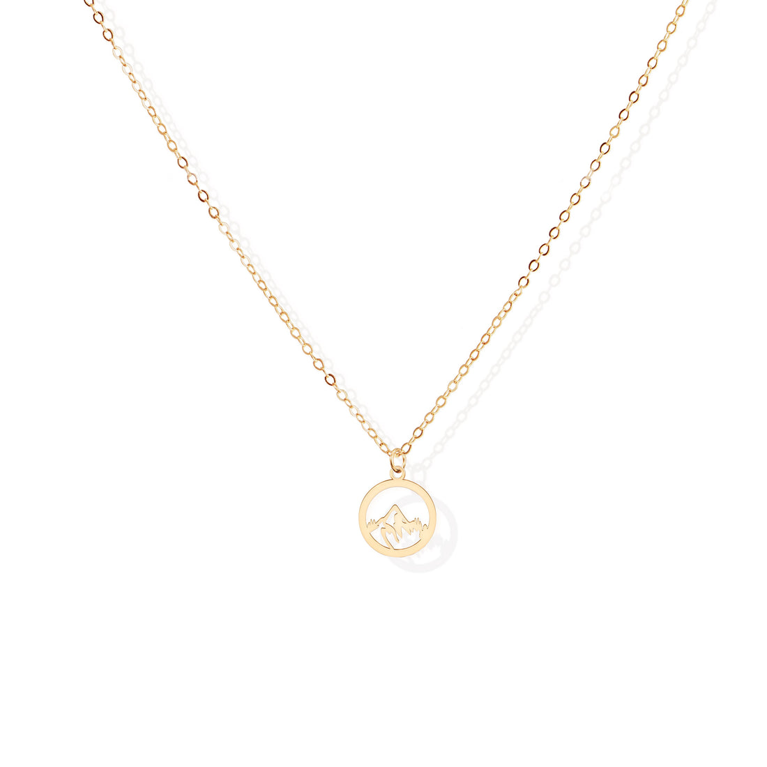 Mountain Pendant Necklace