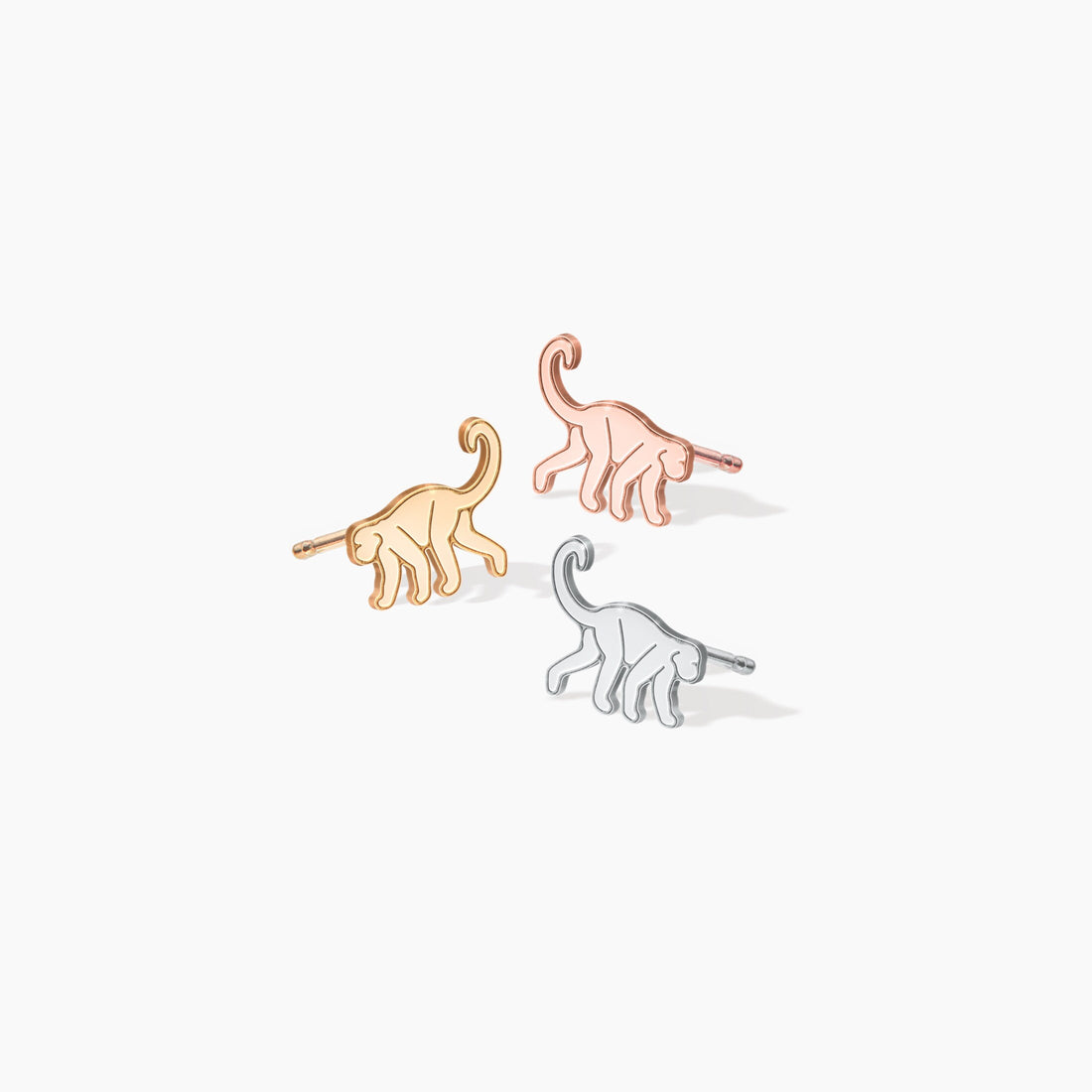 Monkey Studs 14k