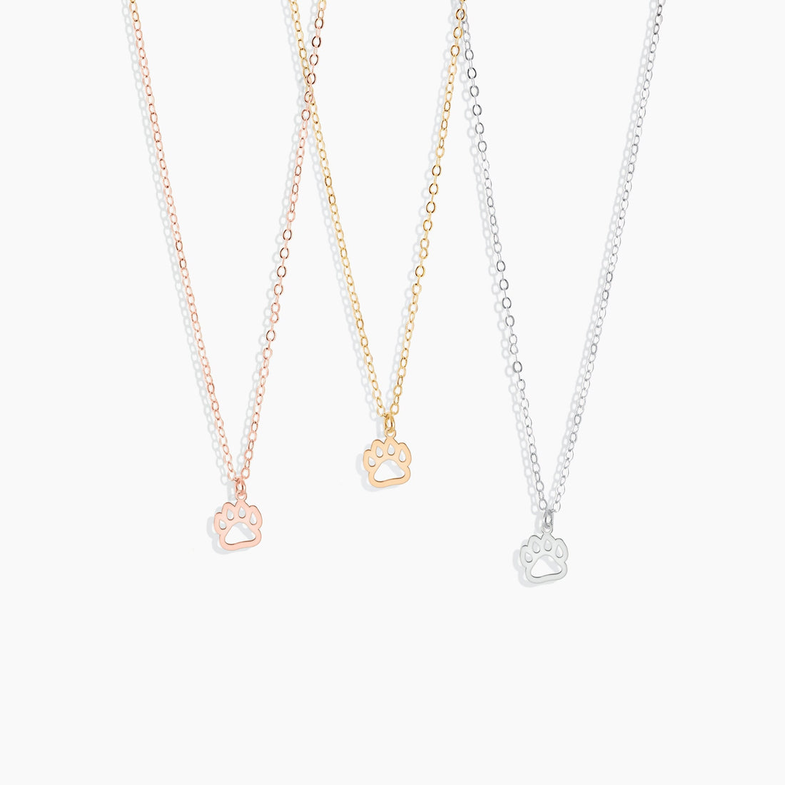 Paw Print Pendant Necklace