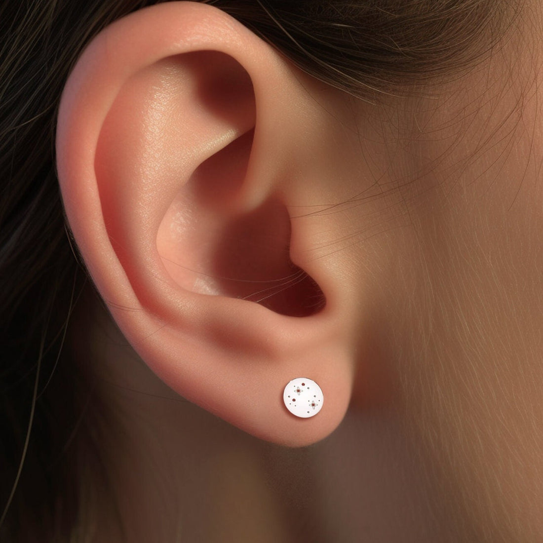 Mercury Earrings 14k