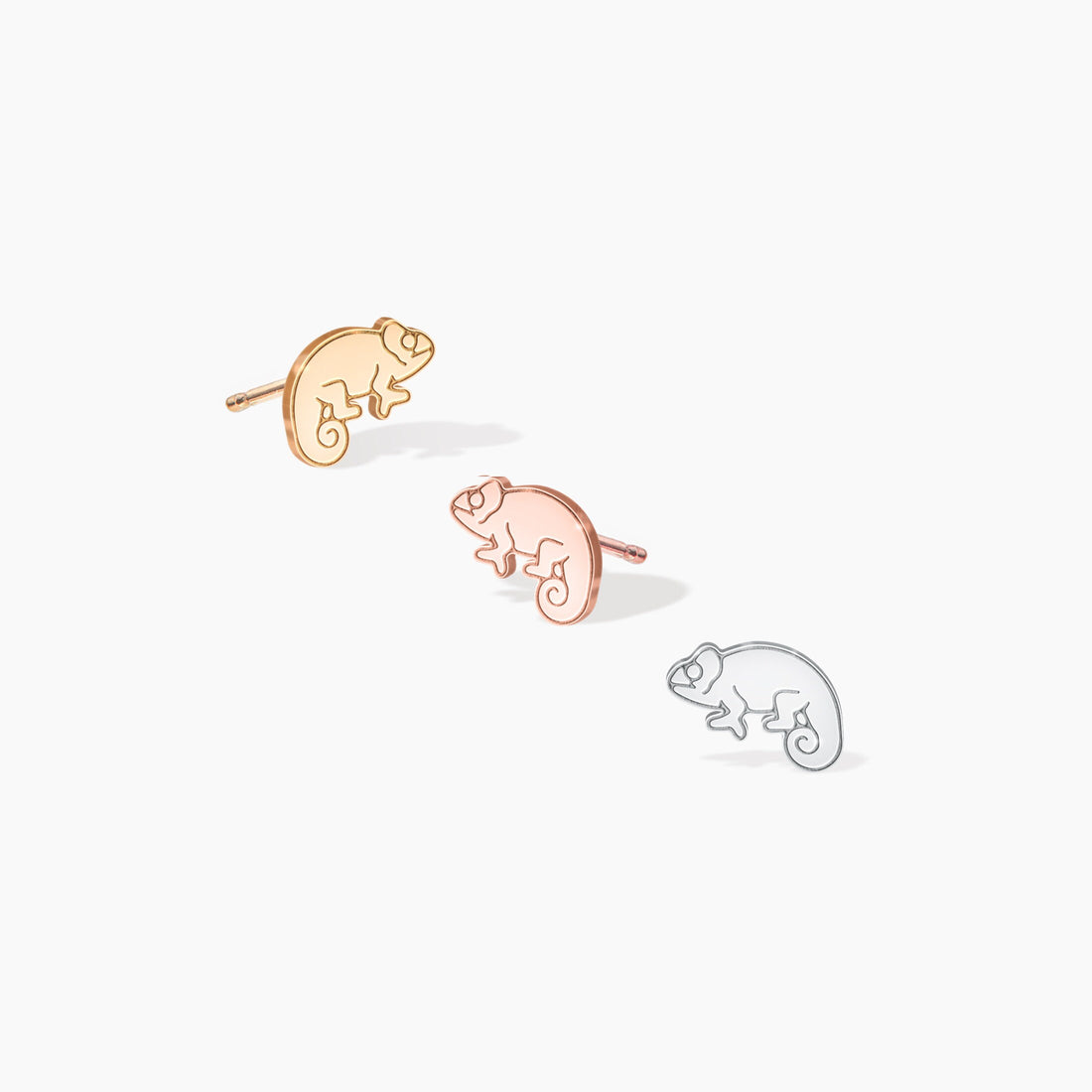 Chameleon Stud Earrings