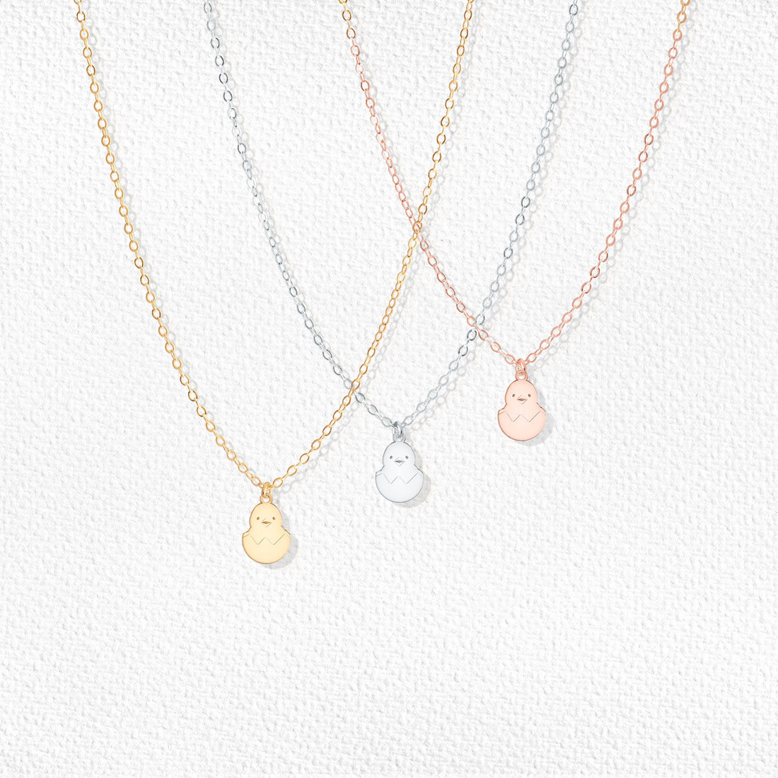 Chick + Egg Necklace