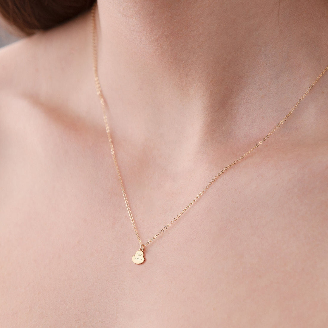 Chick + Egg Necklace