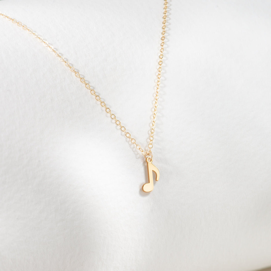 Music Note Pendant Necklace