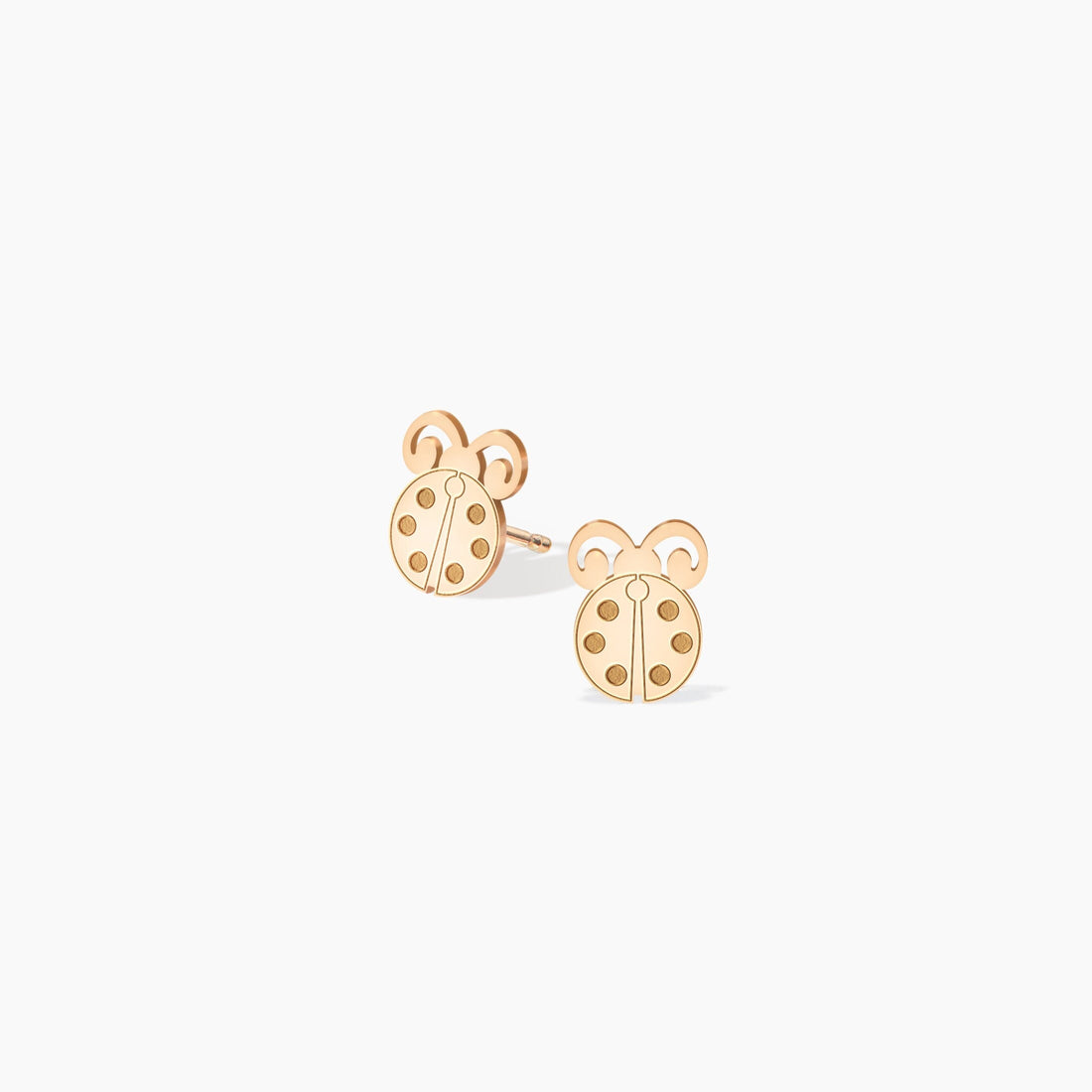 Ladybug 14K Stud Earrings