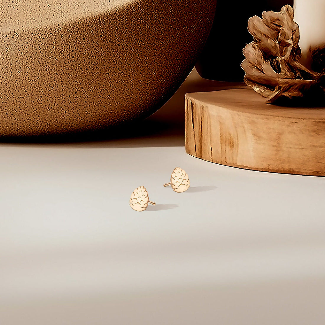 Pinecone Earrings Nature