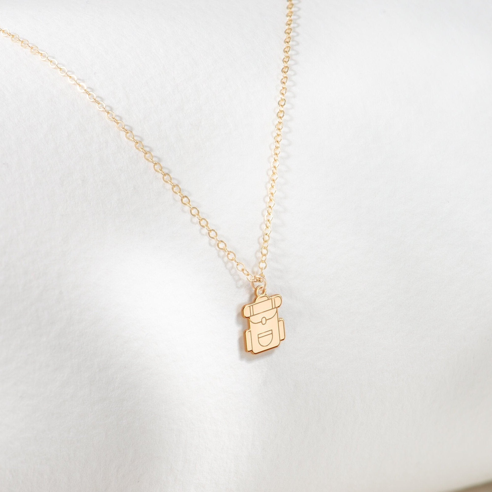 Camping Backpack Necklace