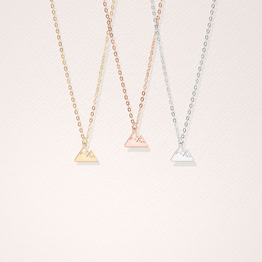Mountain Pendant Necklace