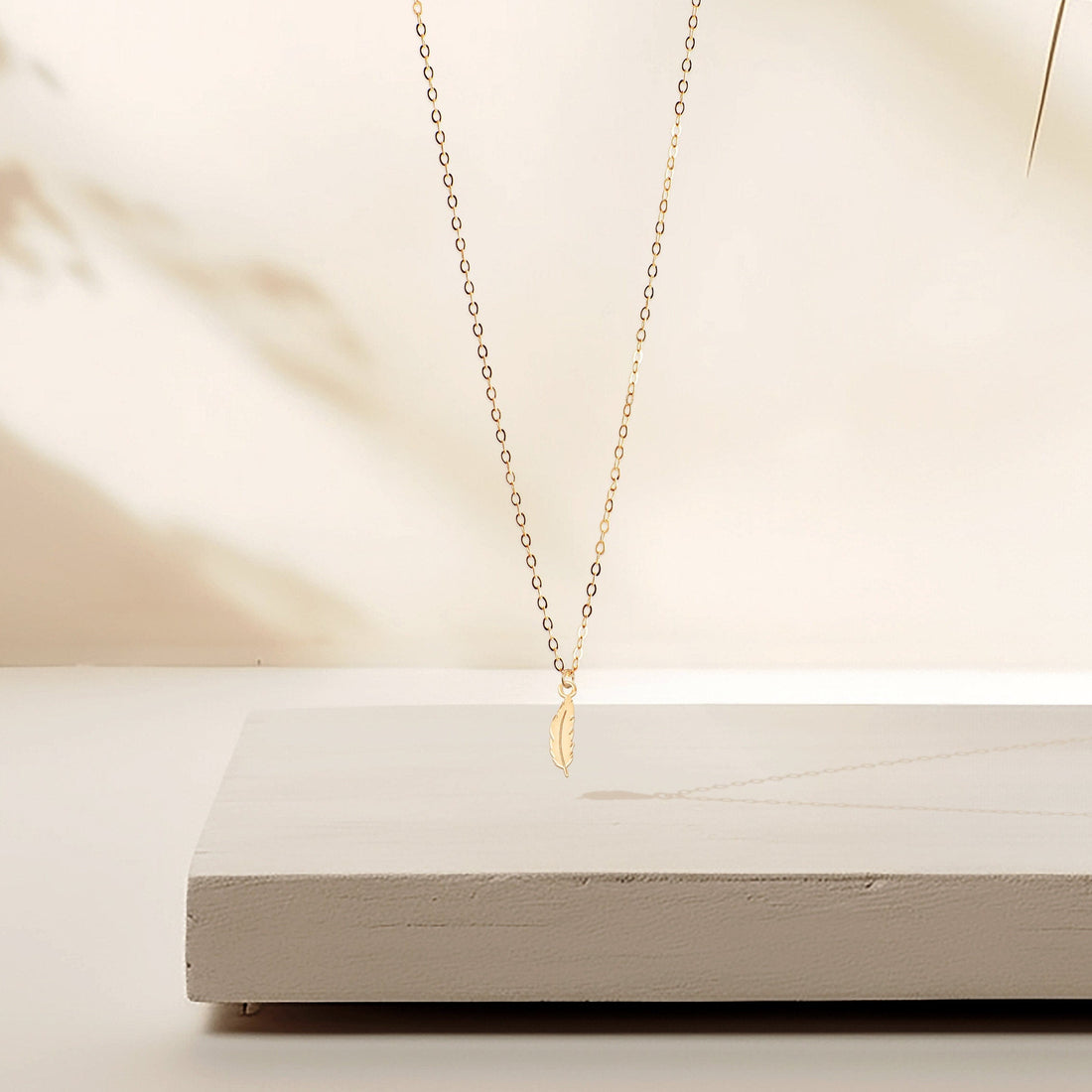 Feather Charm Necklace