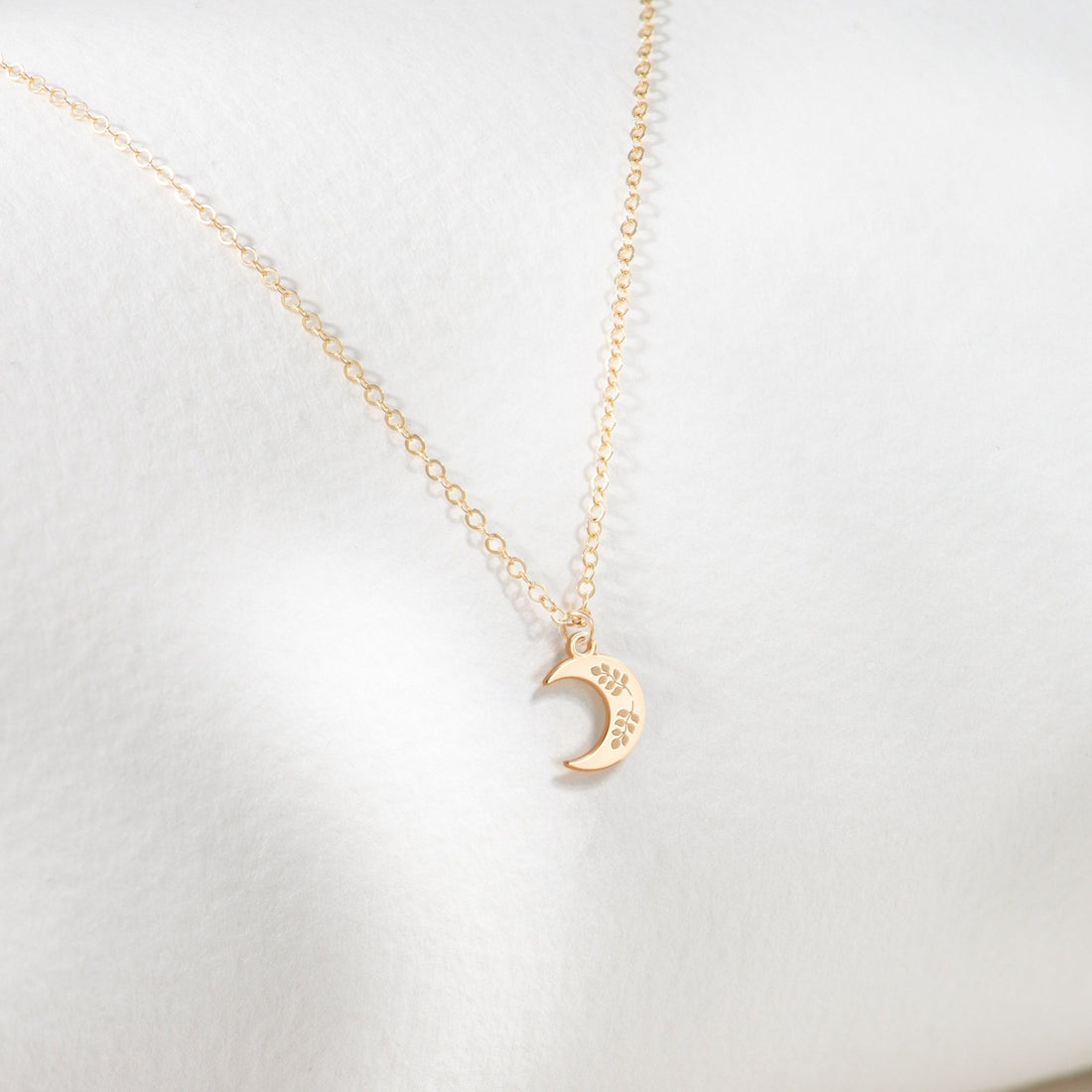 Crescent Floral Moon