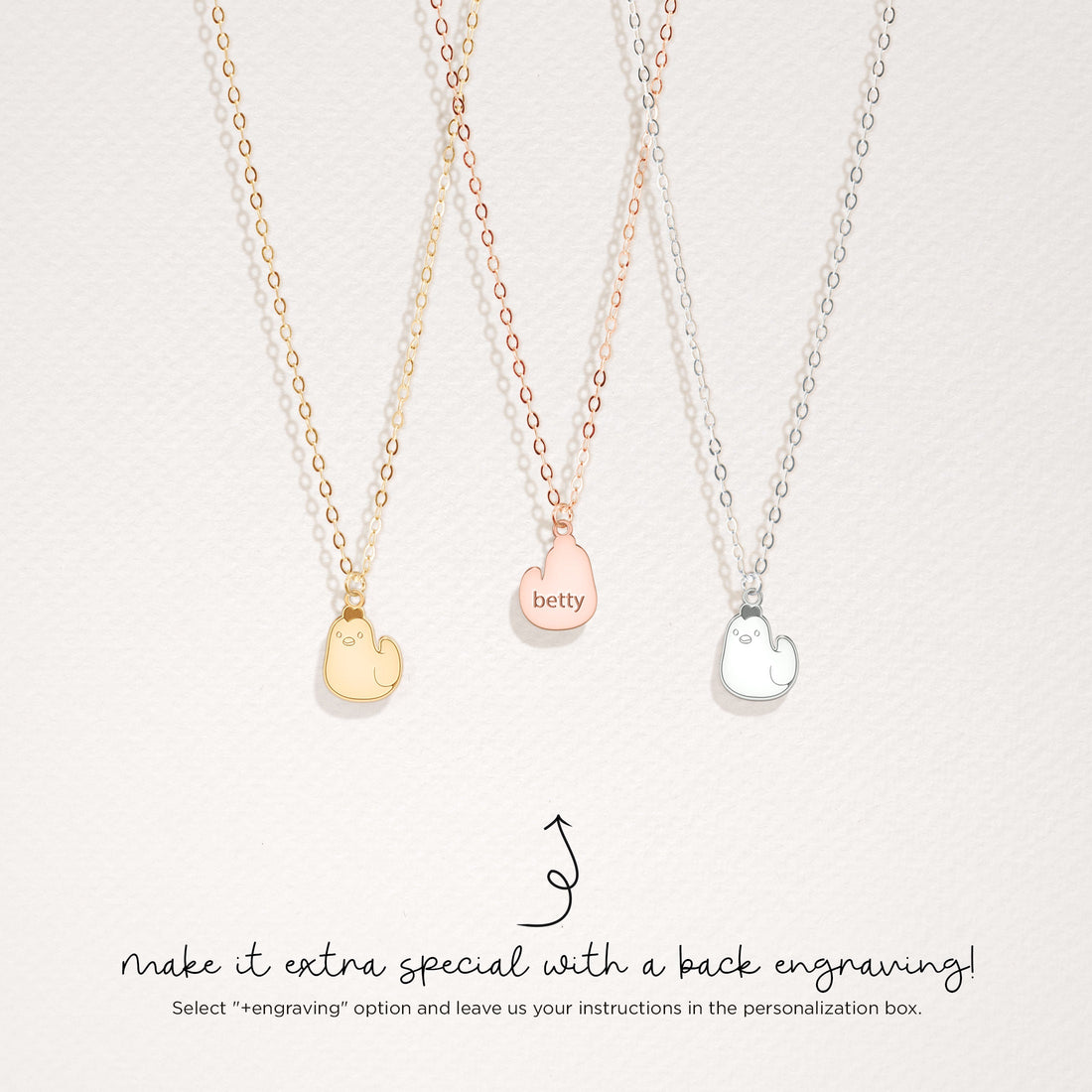 Chicken Charm Necklace