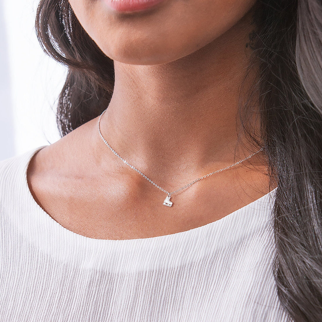 Hockey Skate Necklace