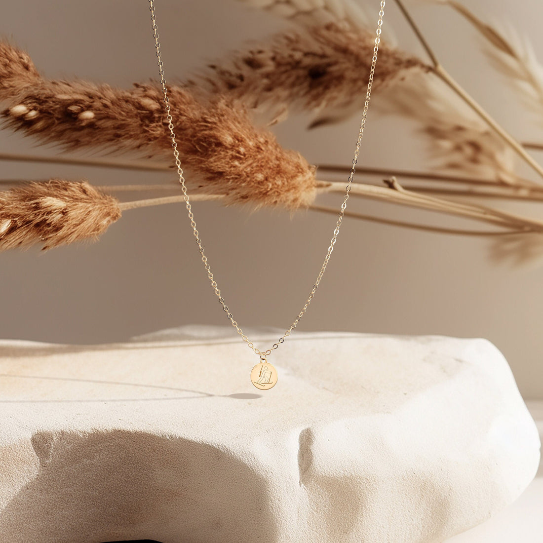 Biathlon Pendant Necklace