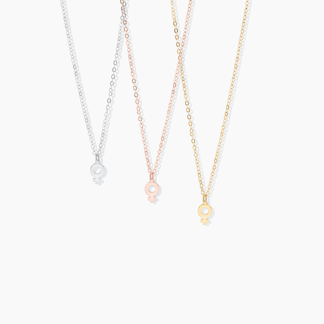 Female Symbol Pendant Necklace