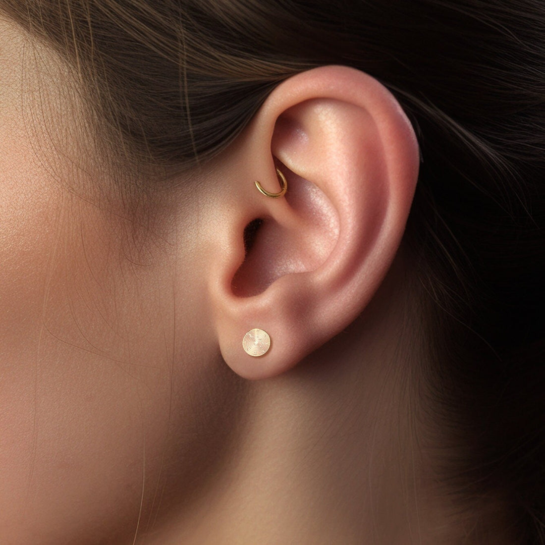 Disc Earring Sterling