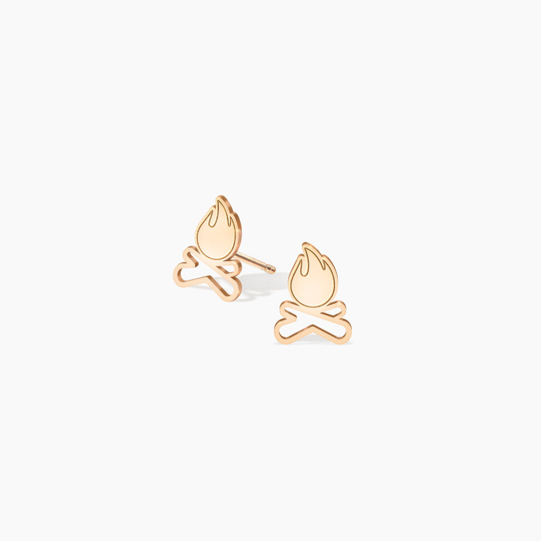 Campfire Charm Stud Earrings