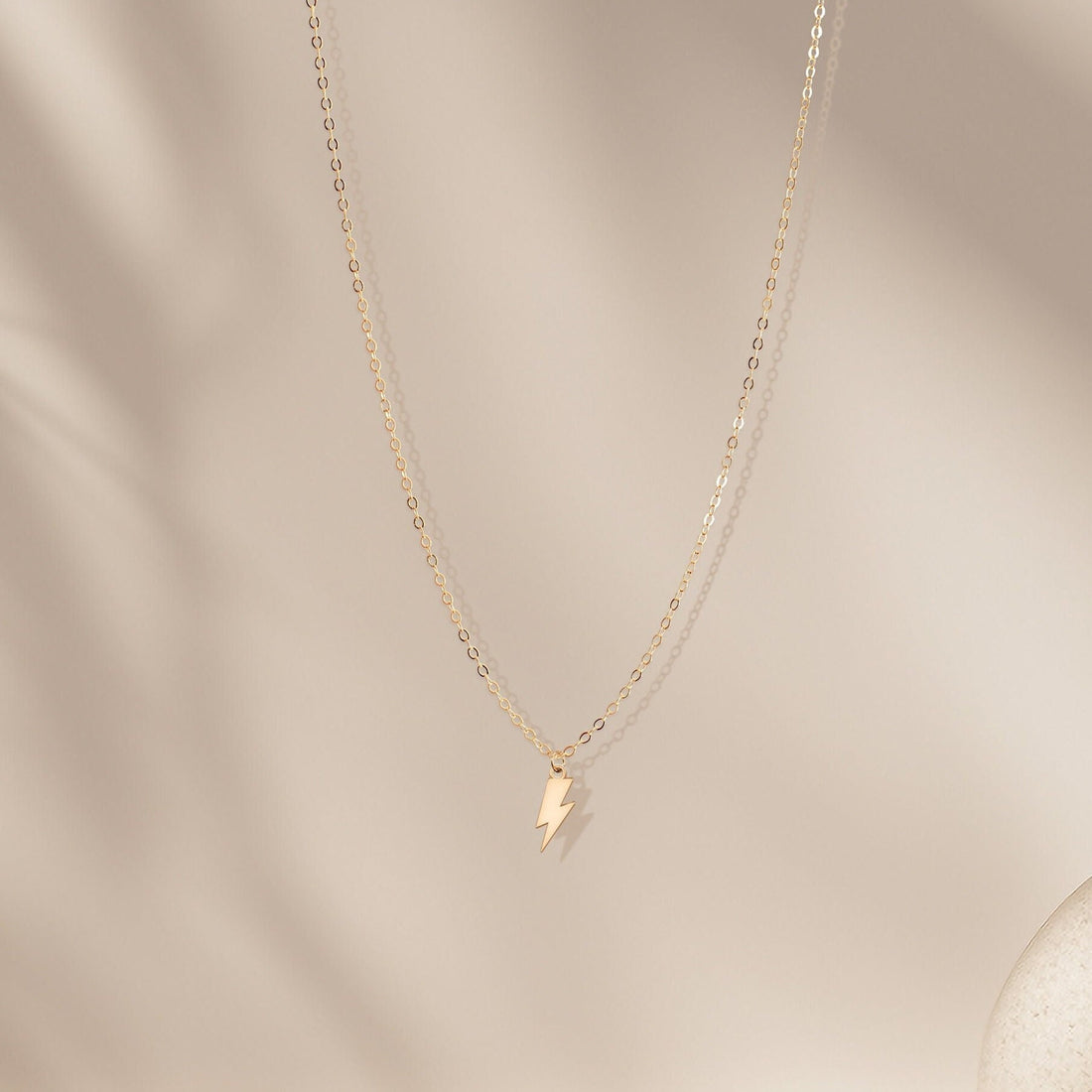 Lightning Bolt Pendant Necklace