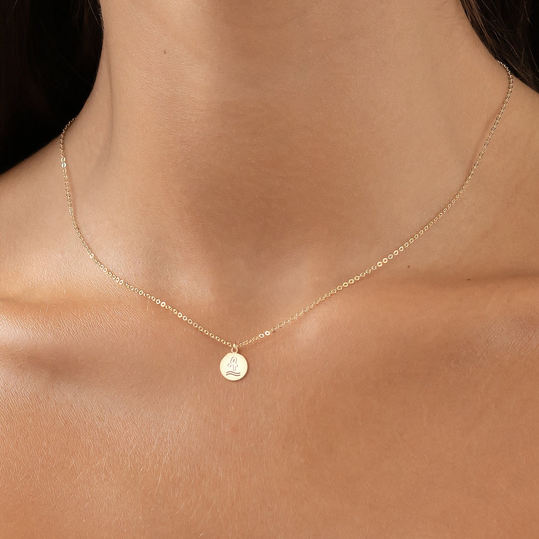 Swimmer Disc Pendant
