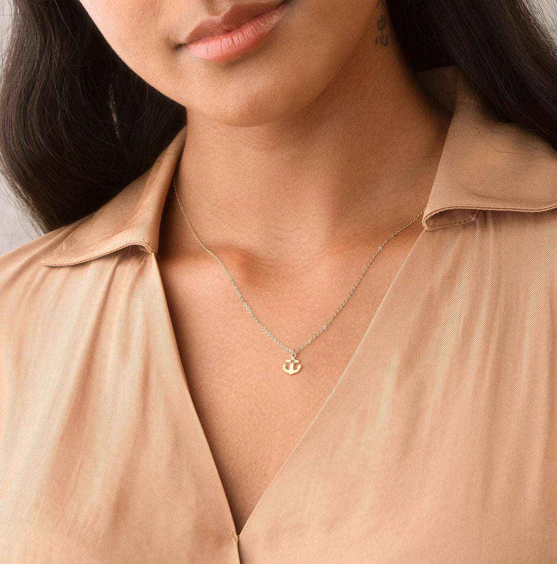 Anchor Pendant Necklace