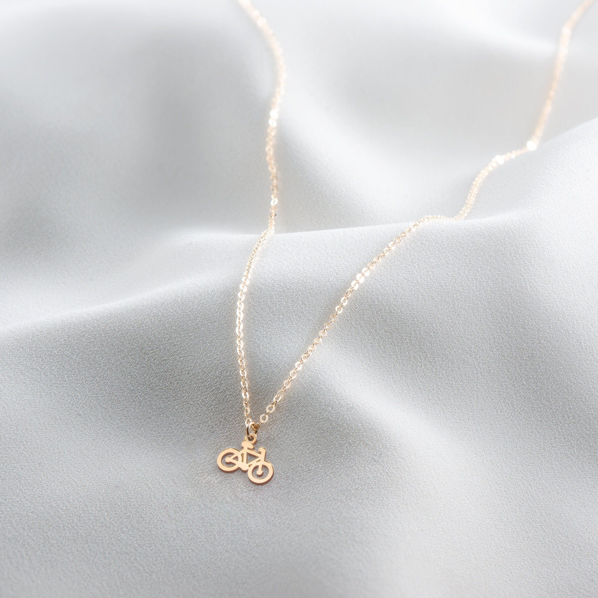 Bicycle Charm Necklace