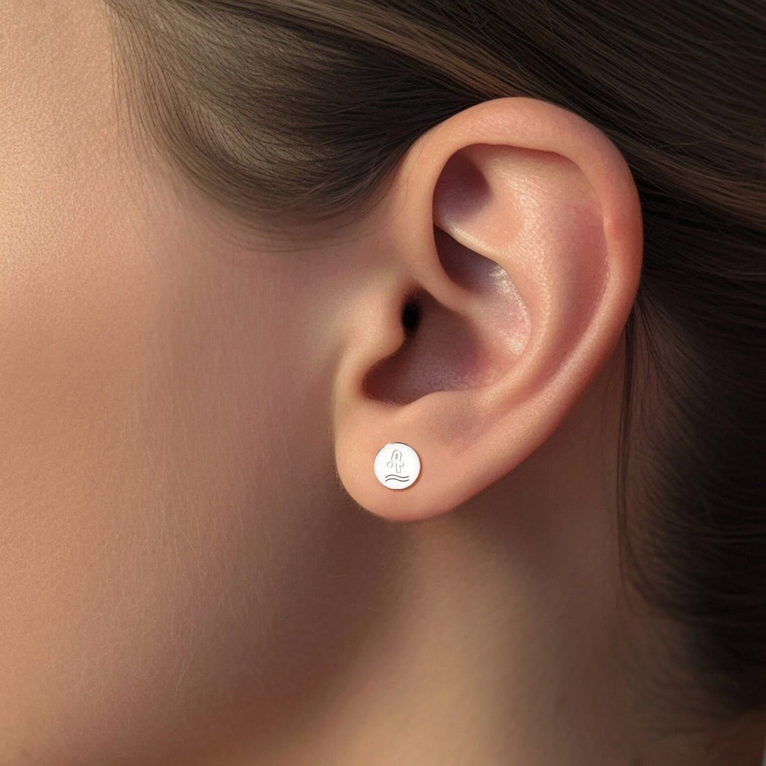 Diver Earrings Swimmer