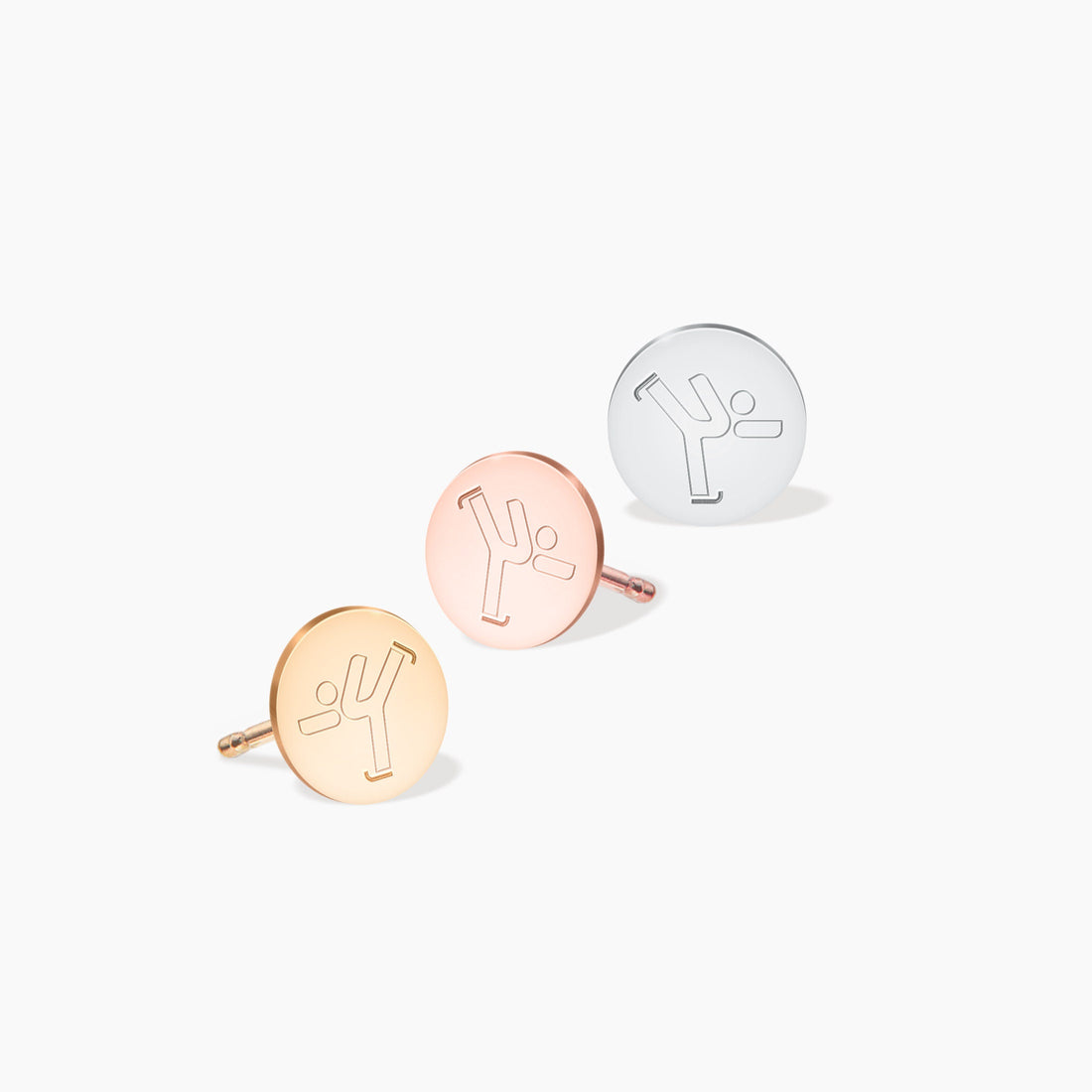 Skating Disc Earrings