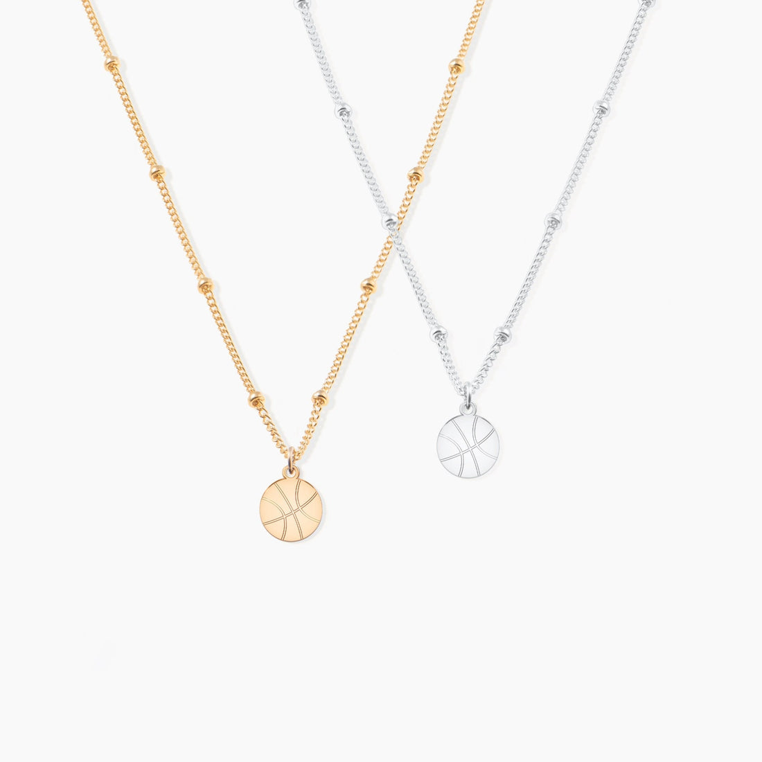 Basketball Beady Necklace
