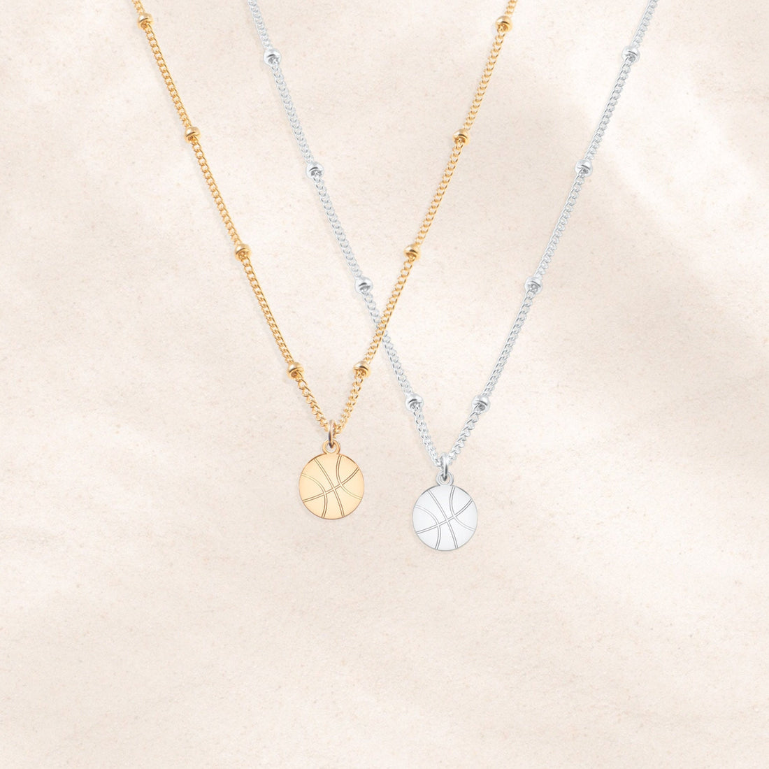Basketball Beady Necklace