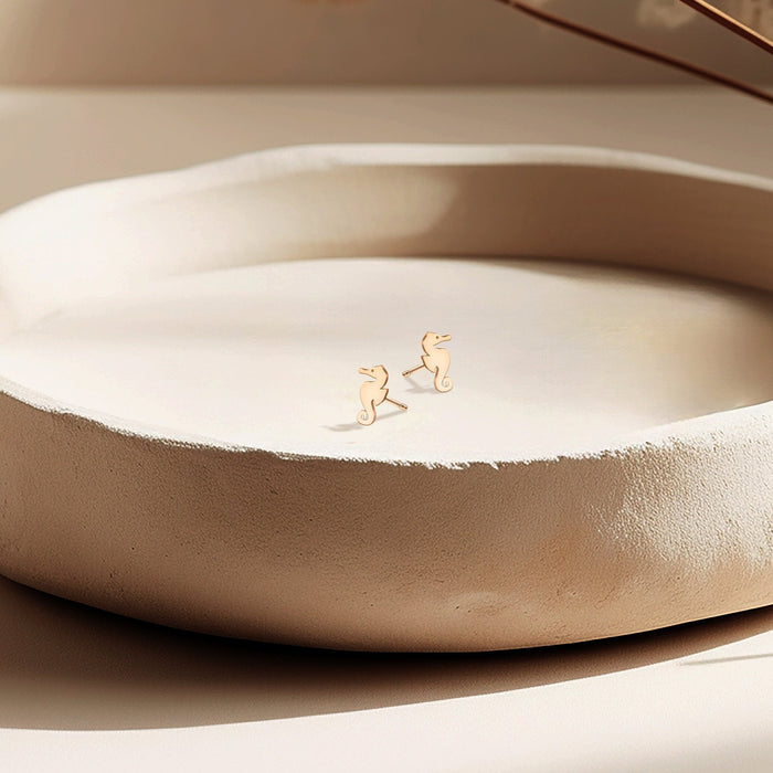 Seahorse Earring 14k