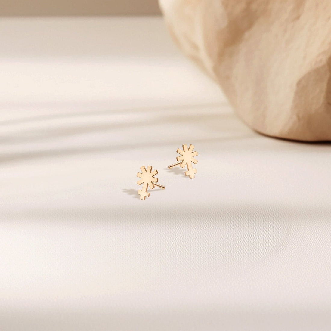 Greek Goddess Stud Earrings