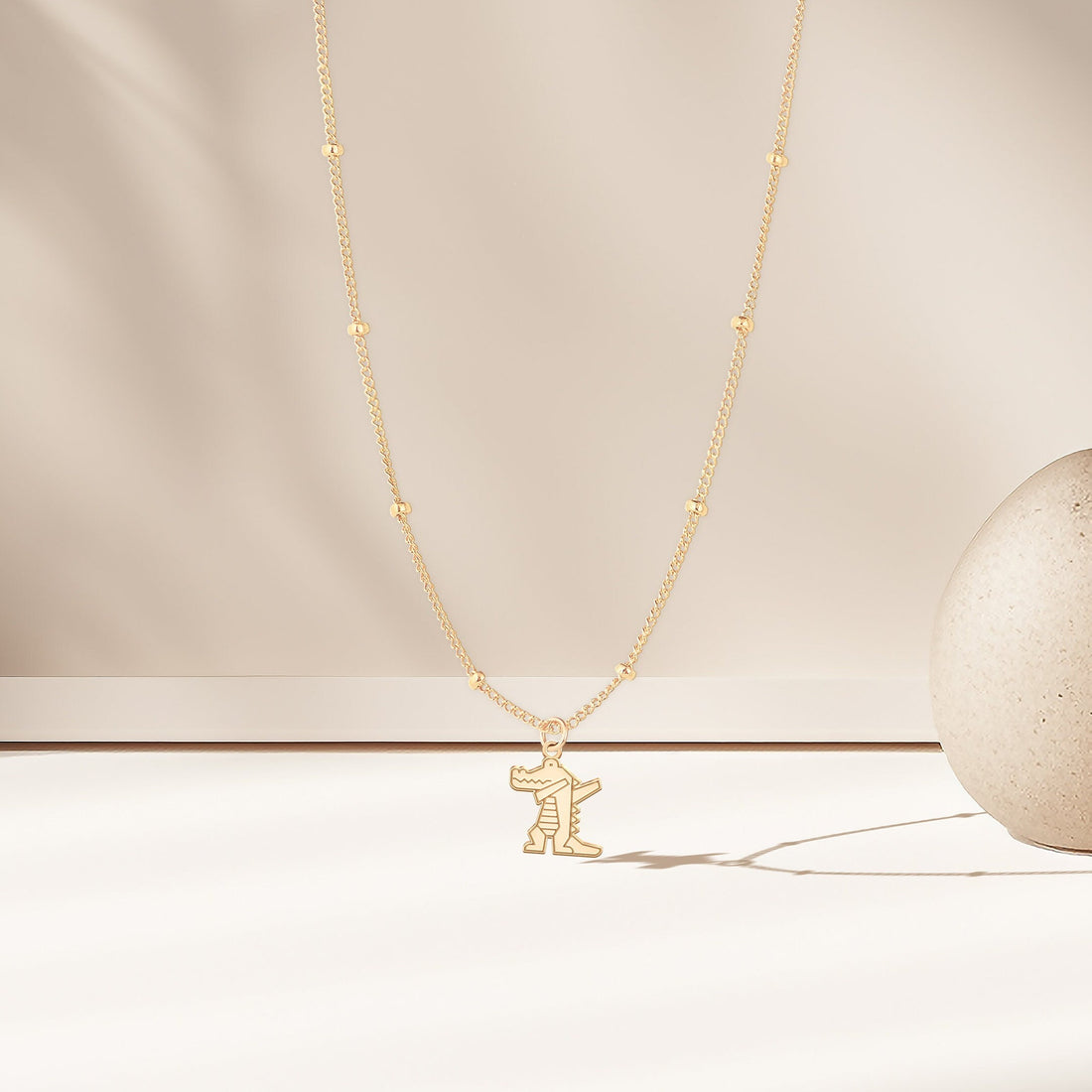 Adorable Alligator Beady Necklace