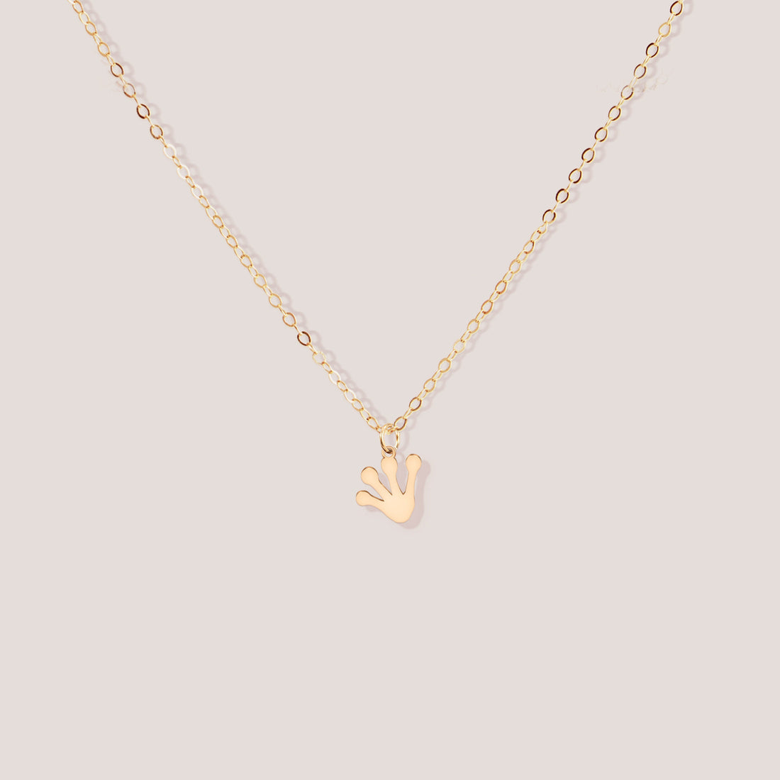 Frog Feet Pendant Necklace