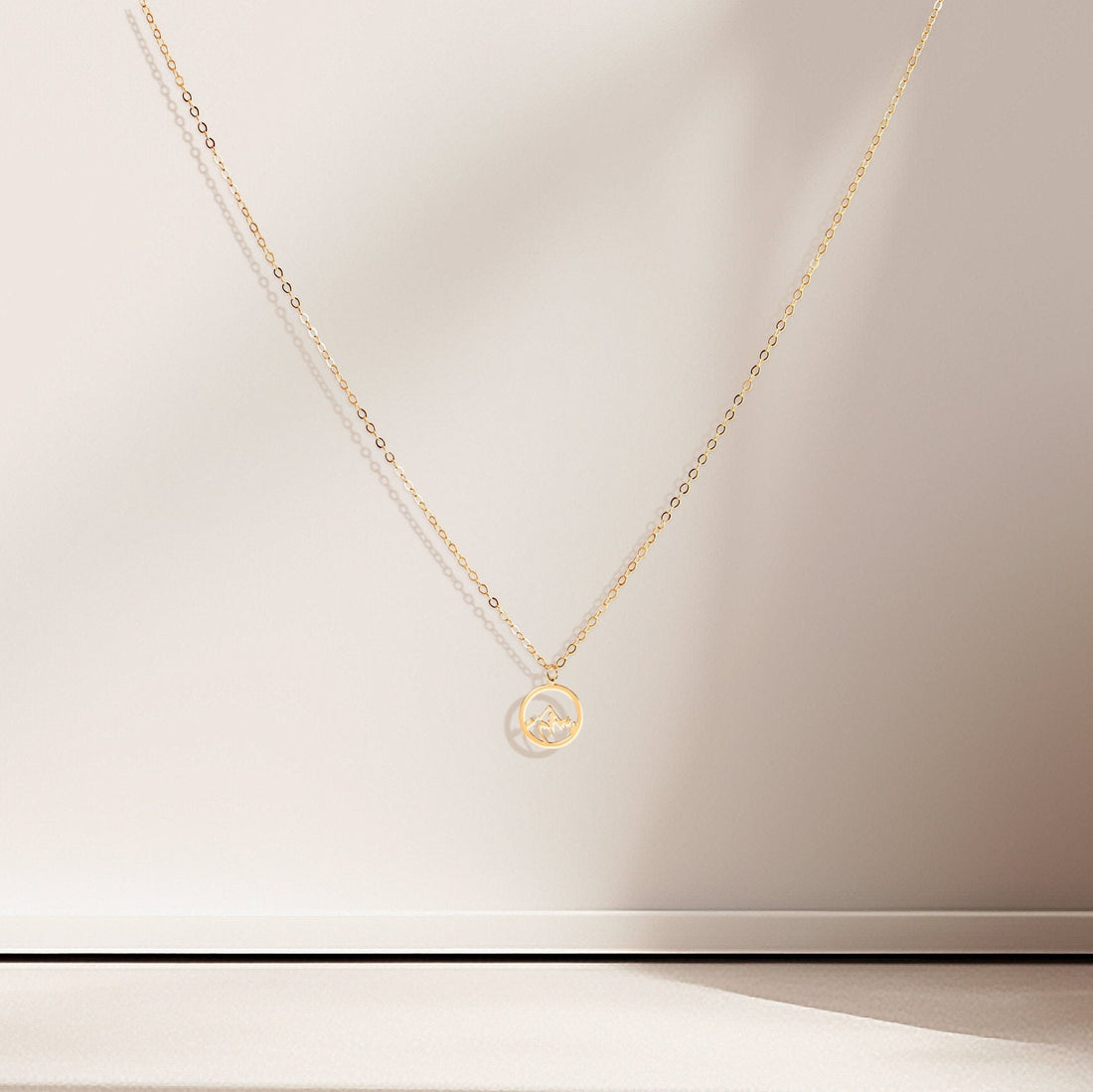 Mountain Pendant Necklace