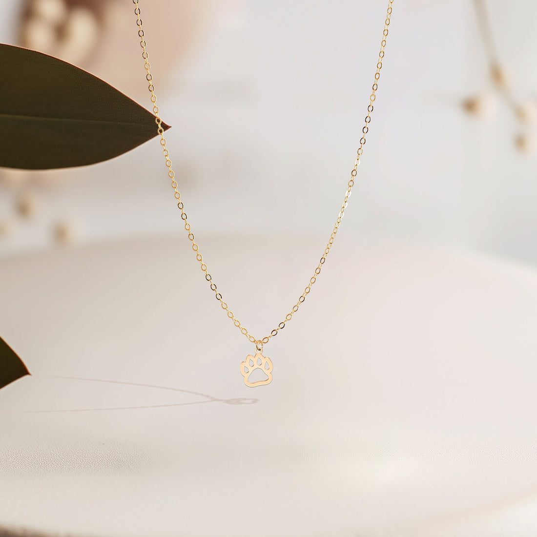 Paw Print Pendant Necklace