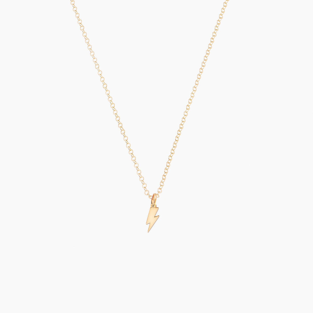 Lightning Bolt Pendant Necklace