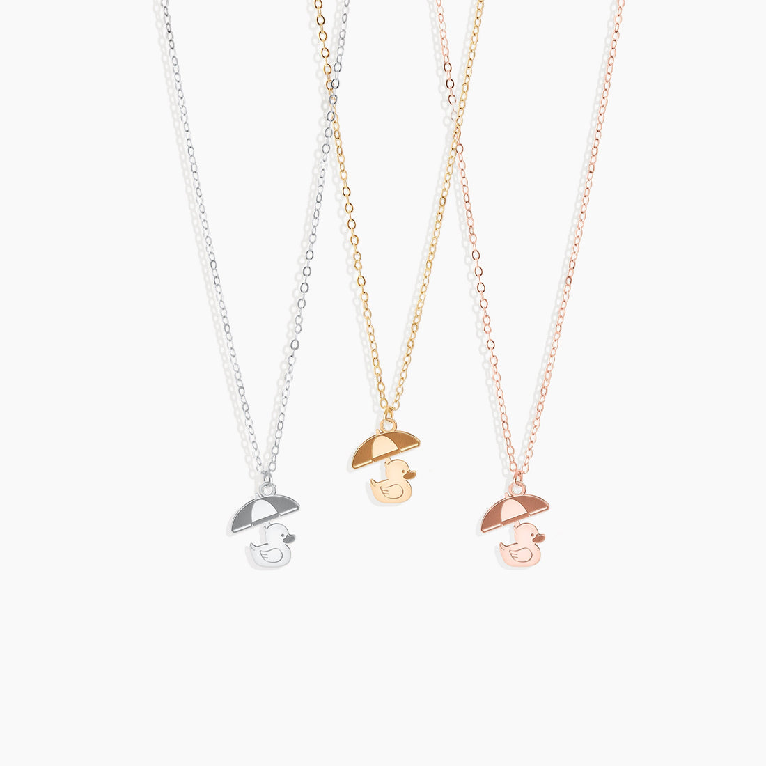 Duck Umbrella Necklace