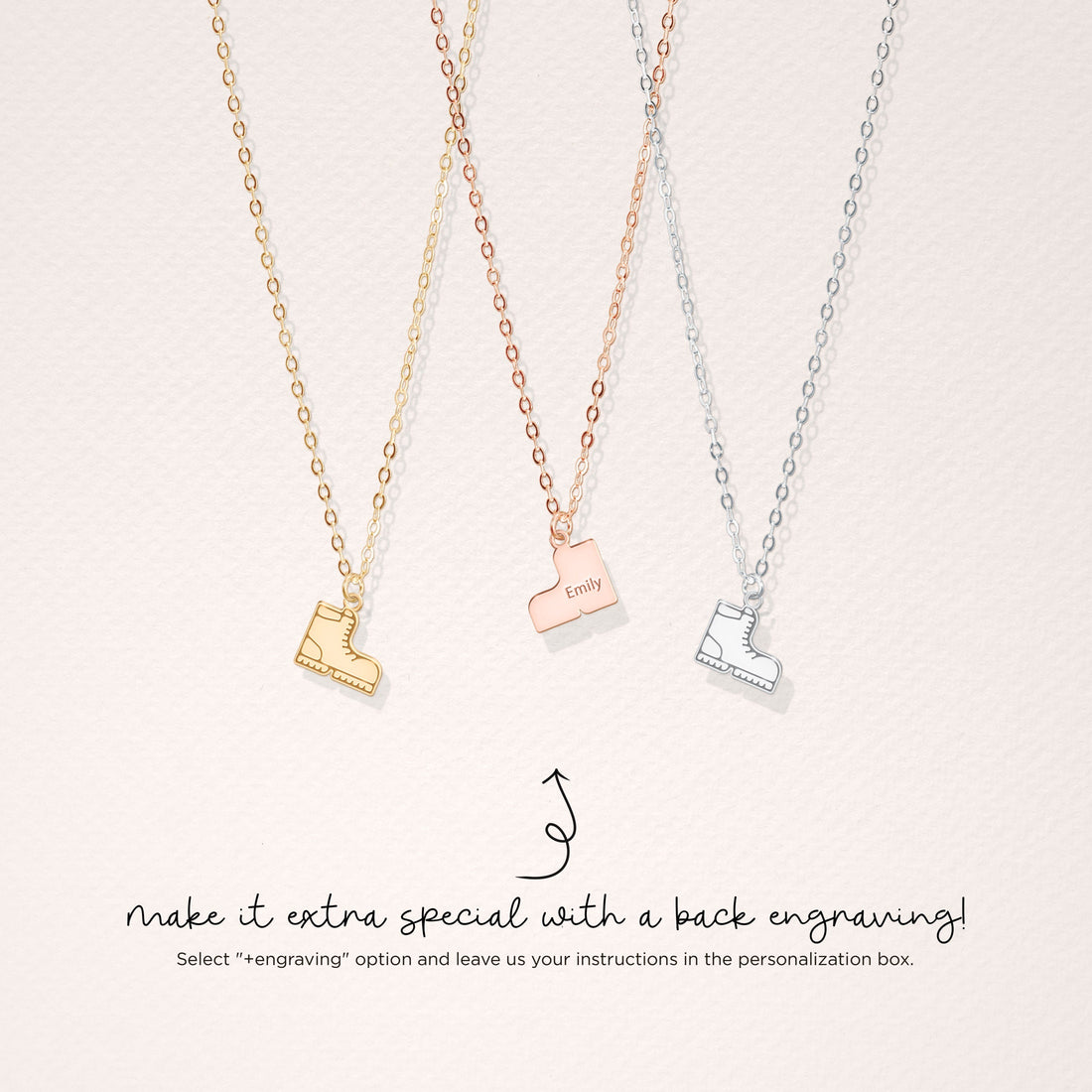Hiking Boot Necklace