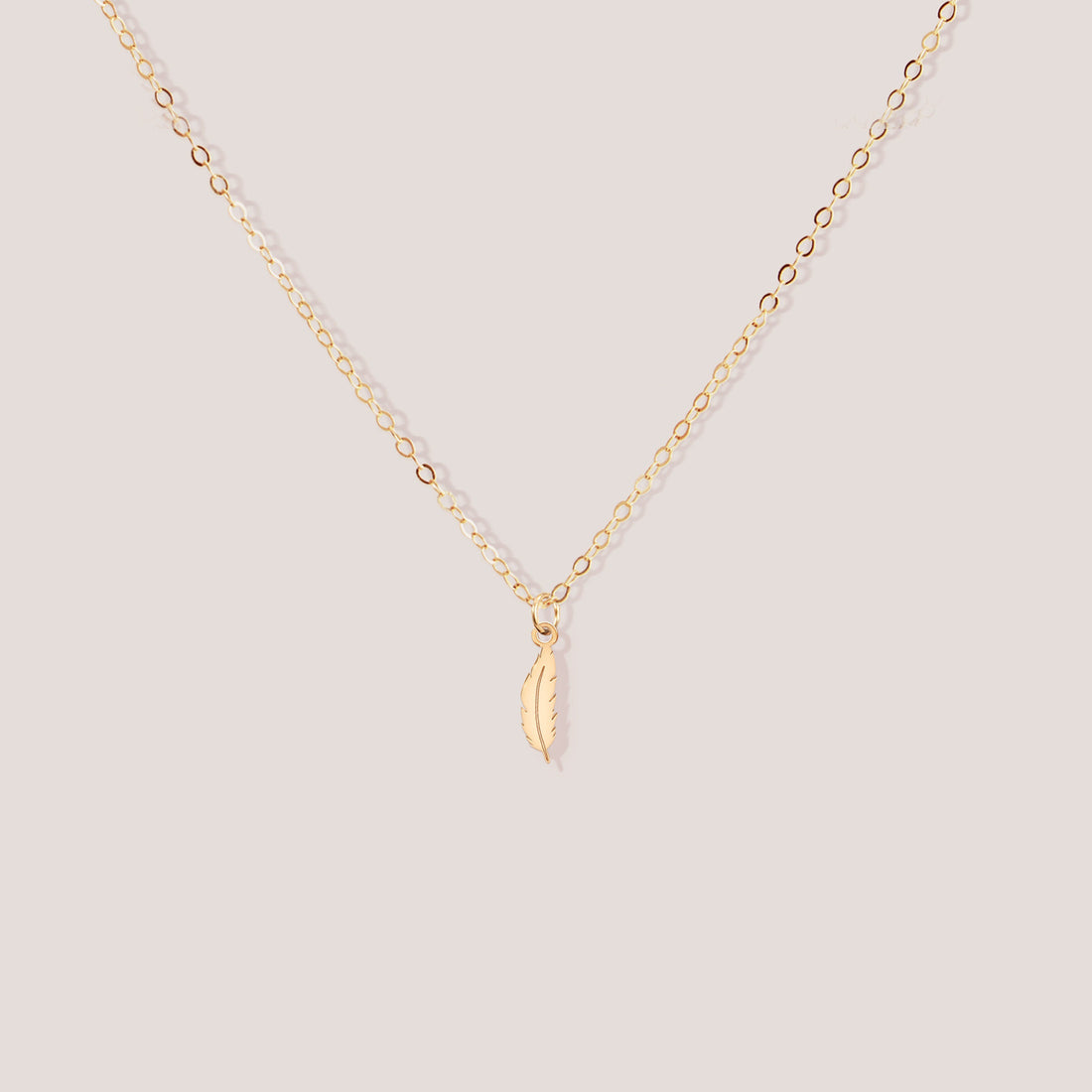 Feather Charm Necklace