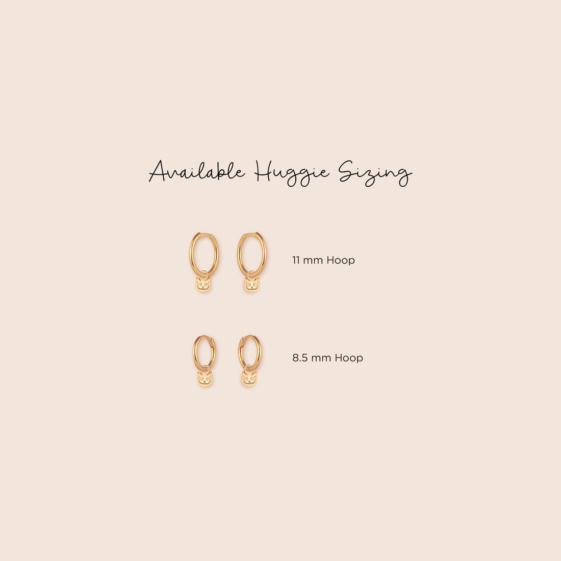 Cheshire Cat Huggie Earrings