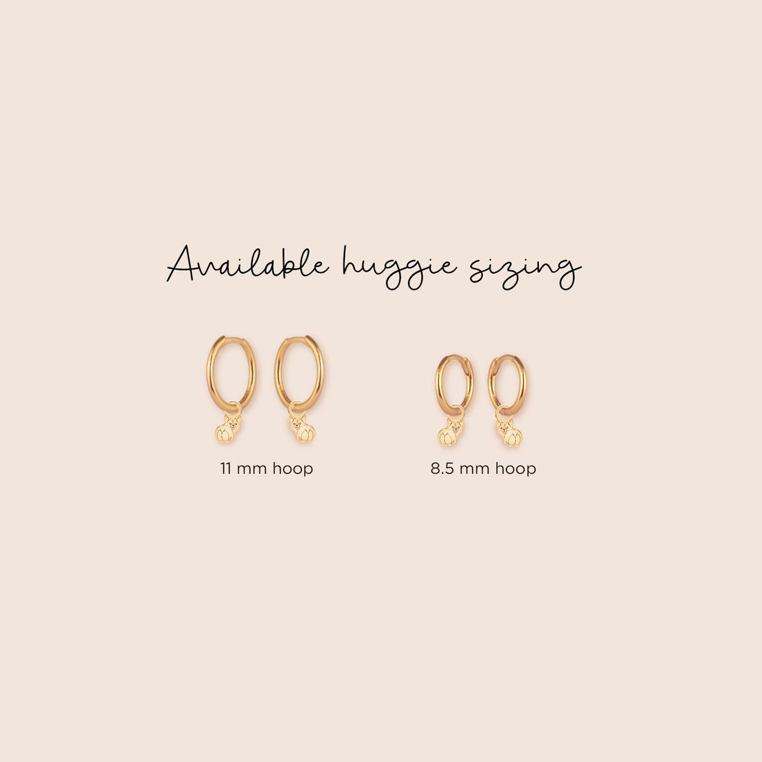 Corgi Dog Hoop Earrings
