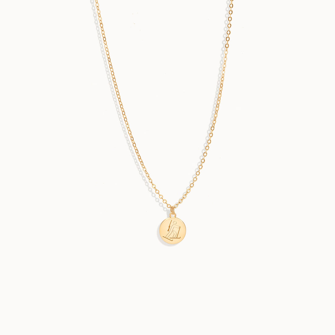 Biathlon Pendant Necklace