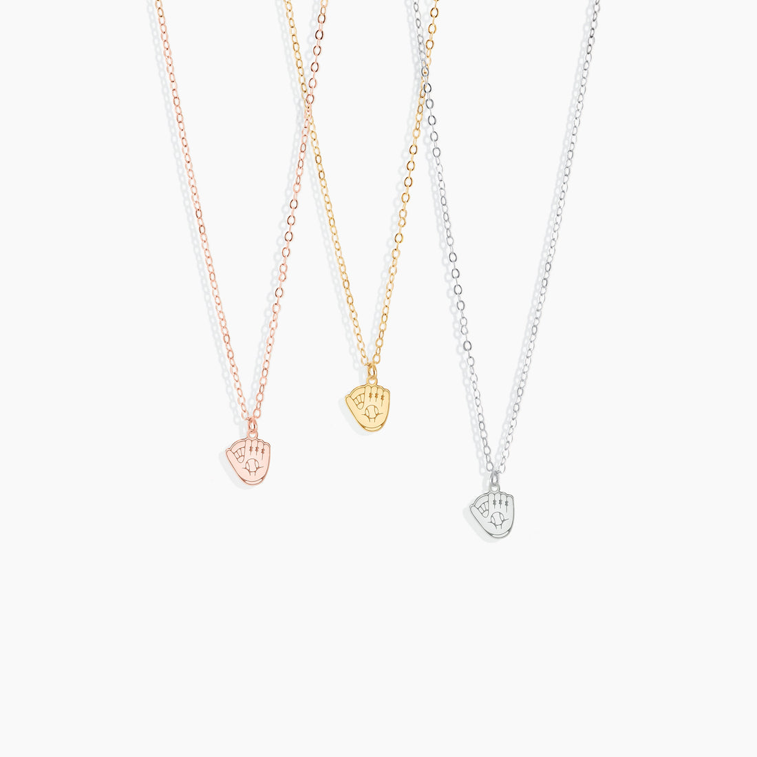 Baseball Glove Pendant Necklace